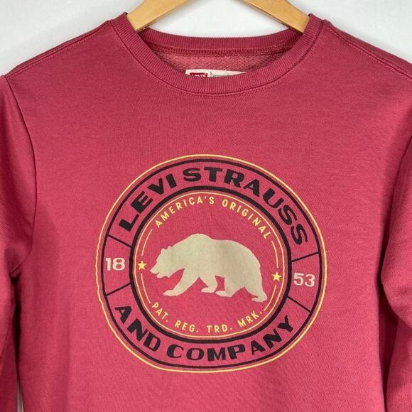 Levi Strauss Bear Logo Sweatshirt Small - Picture 2 of 5